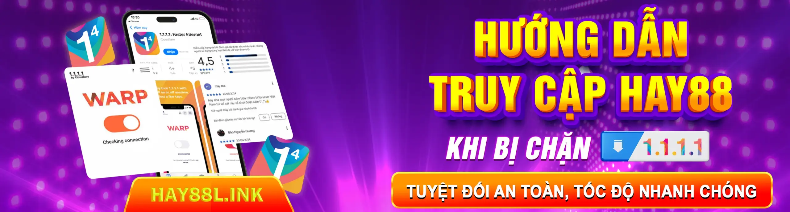 BNTC hướng dẫn khi trang web Hay88l.ink bị chặn