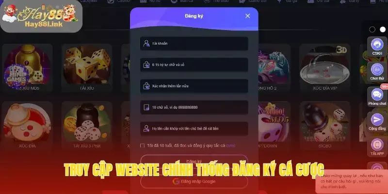 HAY88 – Nền Tảng Cá Cược Hấp Dẫn Uy Tín Hàng Đầu Hiện Nay 41 Truy cập website chính thống đăng ký cá cược